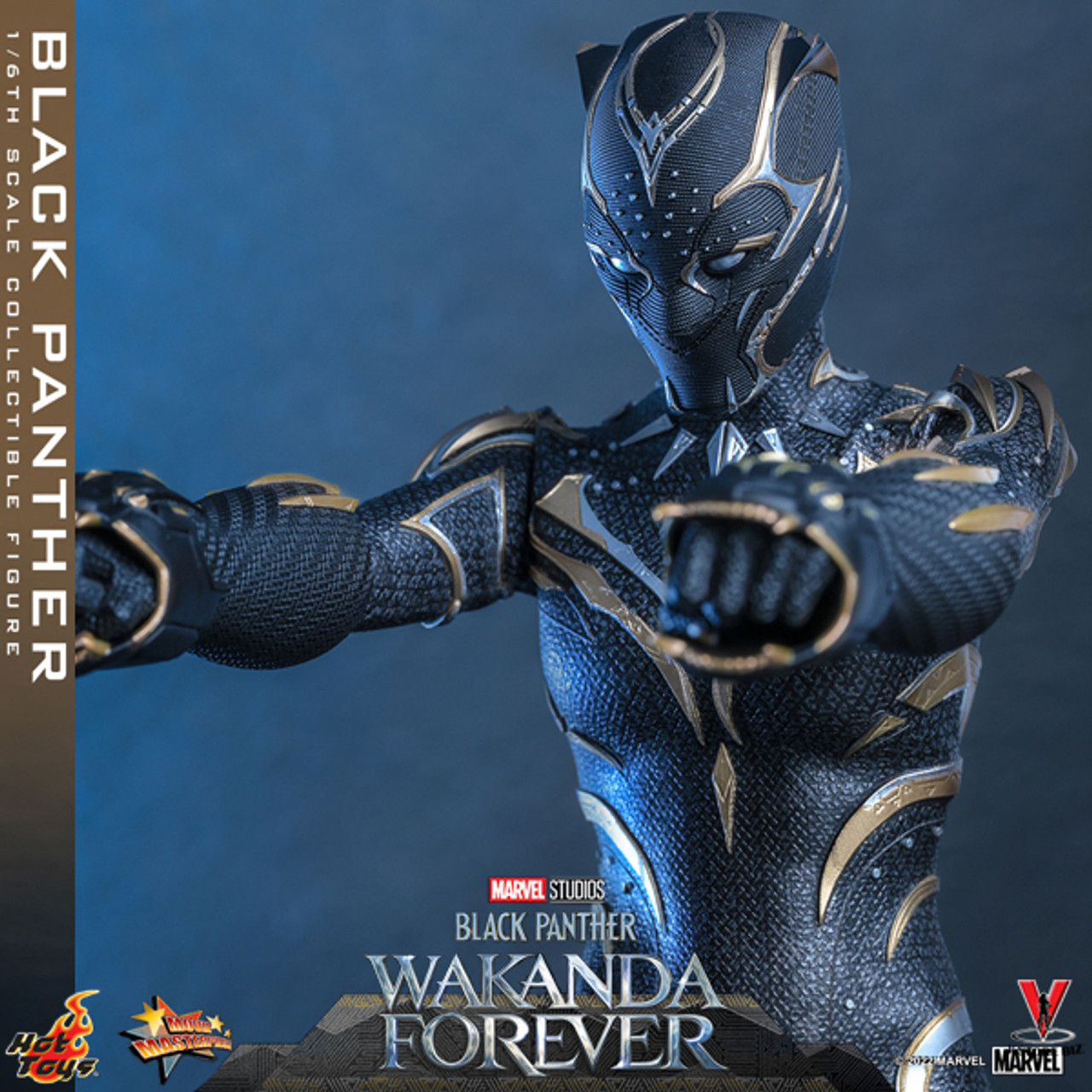 Movie Masterpiece - Fully Poseable Figure: Black Panther: Wakanda Forever -  Black Panther