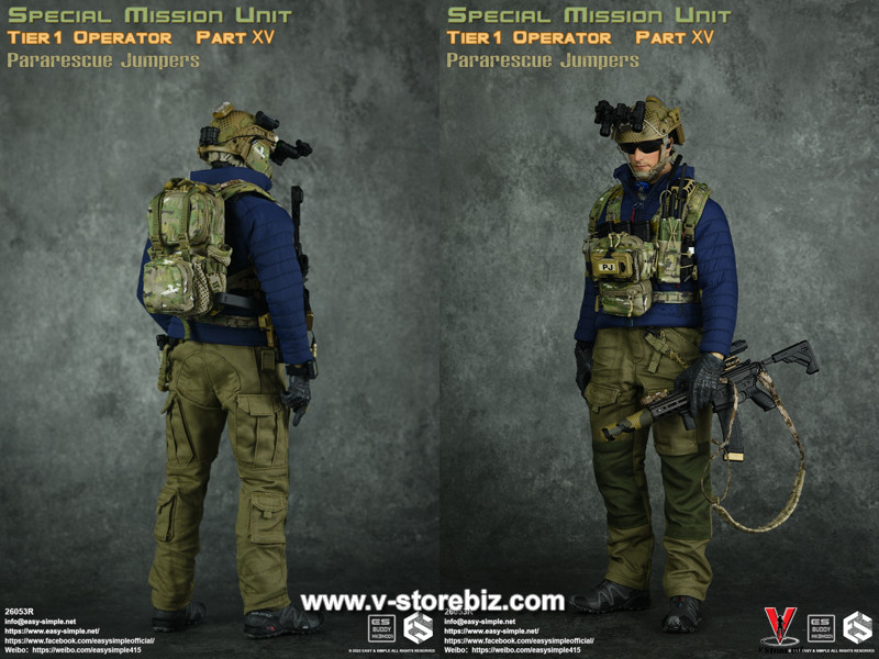 E&S 26053R SMU Tier1 Operator Part XV Pararescue Jumpers - V Store