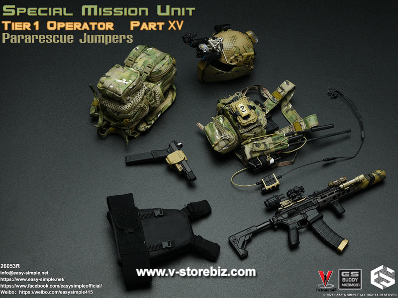 E&S 26053R SMU Tier1 Operator Part XV Pararescue Jumpers - V Store