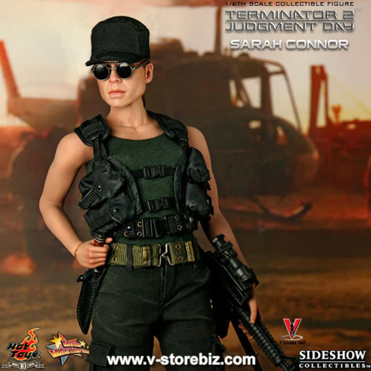 Hot Toys MMS119 Terminator 2: Judgement Day - Sarah Connor - V Store ...
