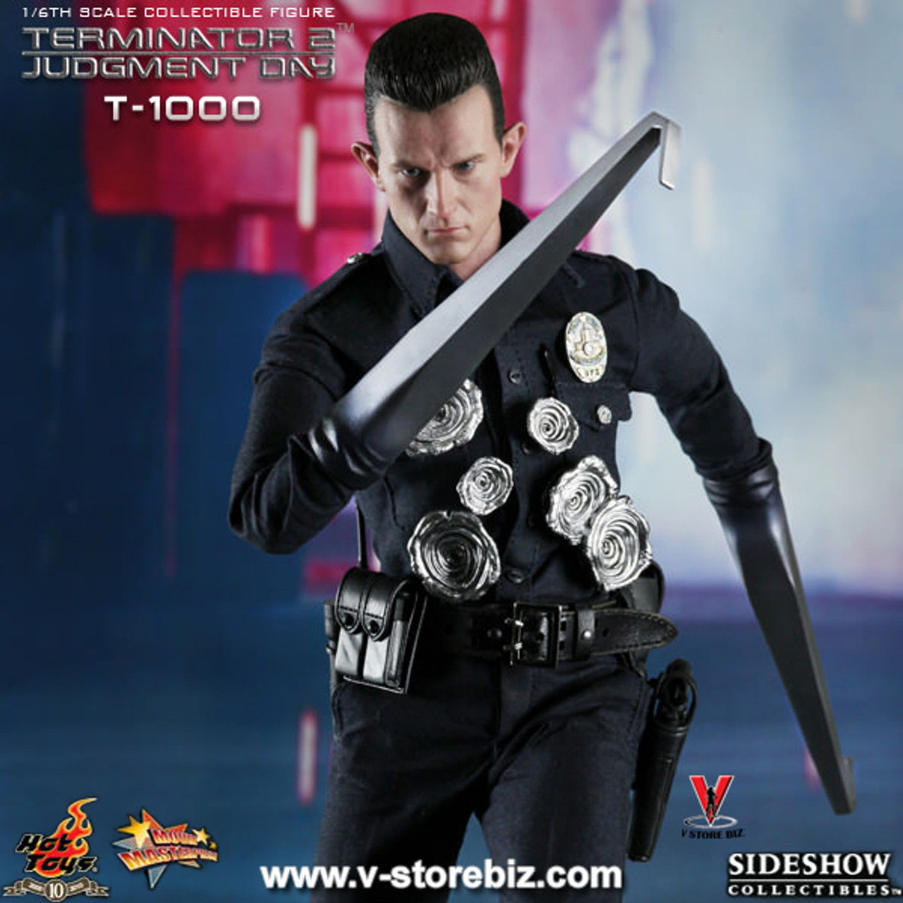 ホットトイズ ターミネーター2 t-1000 1/6 美品 スタンド欠品 HOTTOYS 