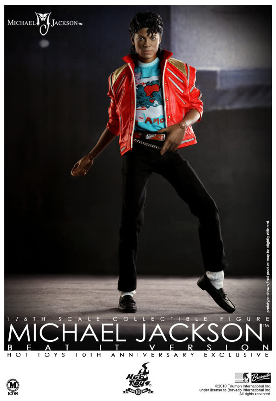 株価未開封 マイコン １／６ フィギュア マイケル・ジャクソン スリラー版 M icon Michael Jackson Thriller Hot Toys ホットトイズ 芸能人、タレント