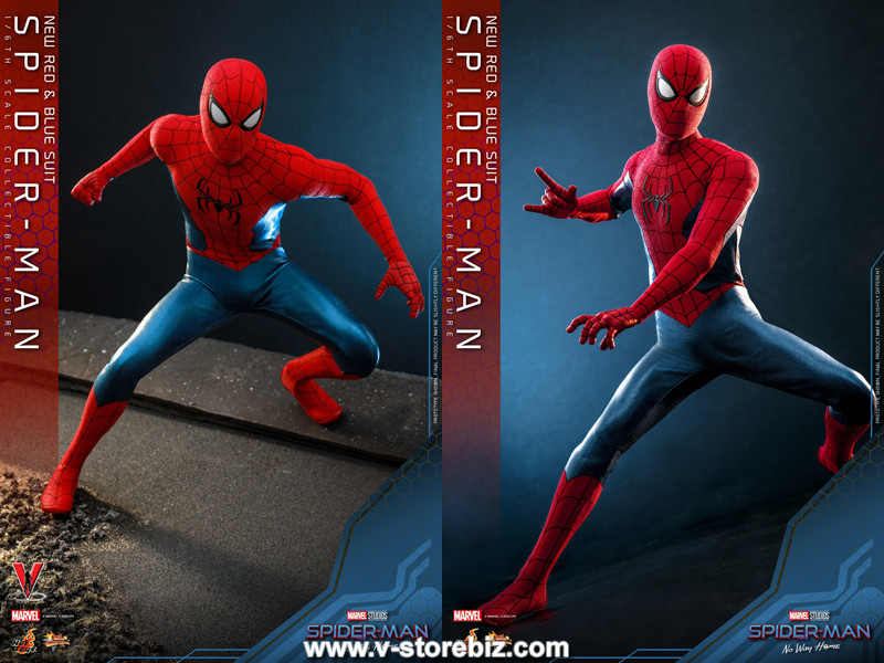 Hot Toys MMS679 Spider-Man: No Way Home - Spider-Man (New Red