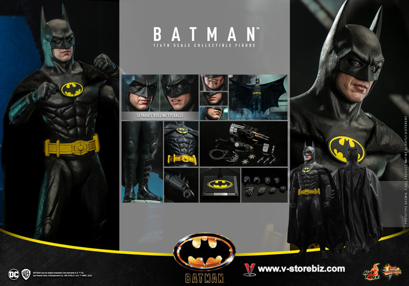 Hot Toys MMS692 Batman (1989) Batman - V Store Collectibles