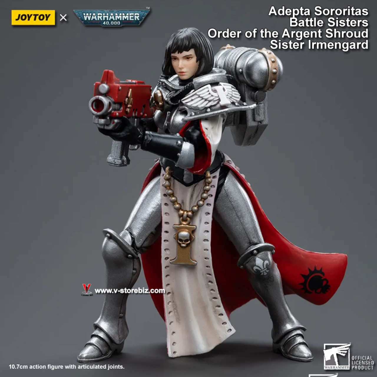 JoyToy Warhammer 40K Adepta Sororitas Battle Sisters Order of the Argent  Shroud Sister Superior Evinka » Joytoy Figure