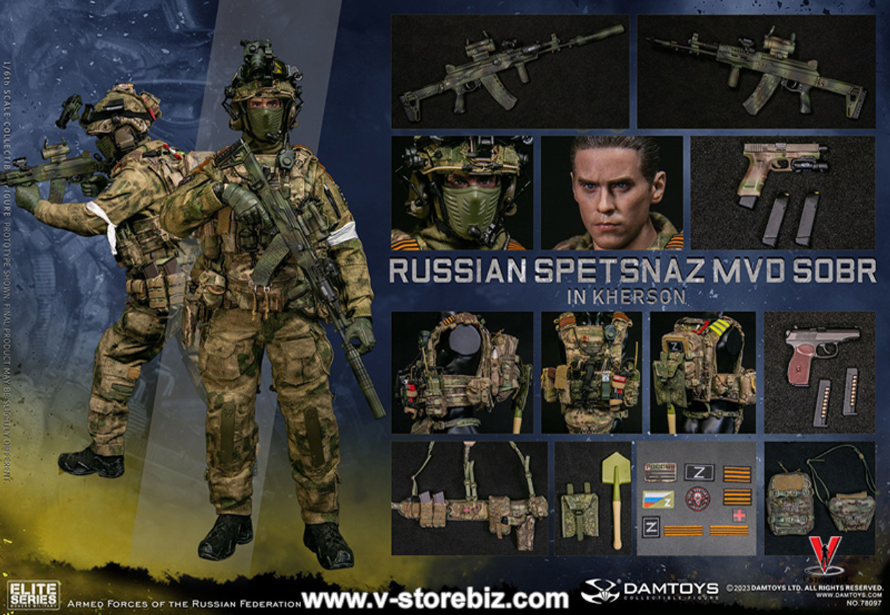 DAMTOYS 78097 Russian Spetsnaz MVD SOBR in Kherson - V Store
