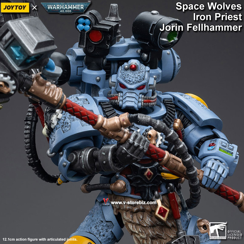 JOYTOY Warhammer Space Wolves Iron Priest Jorin Fellhammer (Sold