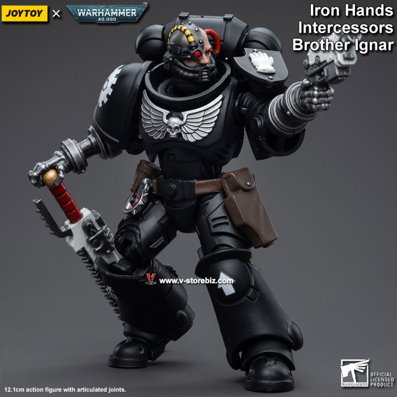 JOYTOY Warhammer 40K Iron Hands Intercessors Brother ignar
