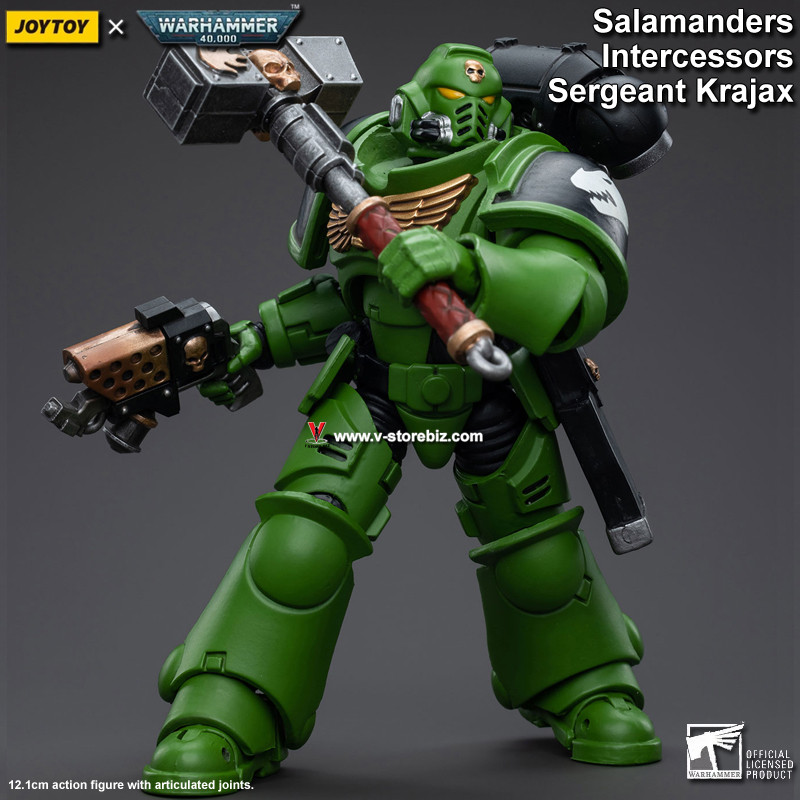JOYTOY Warhammer 40K Salamanders Assault Intercessors Sergeant