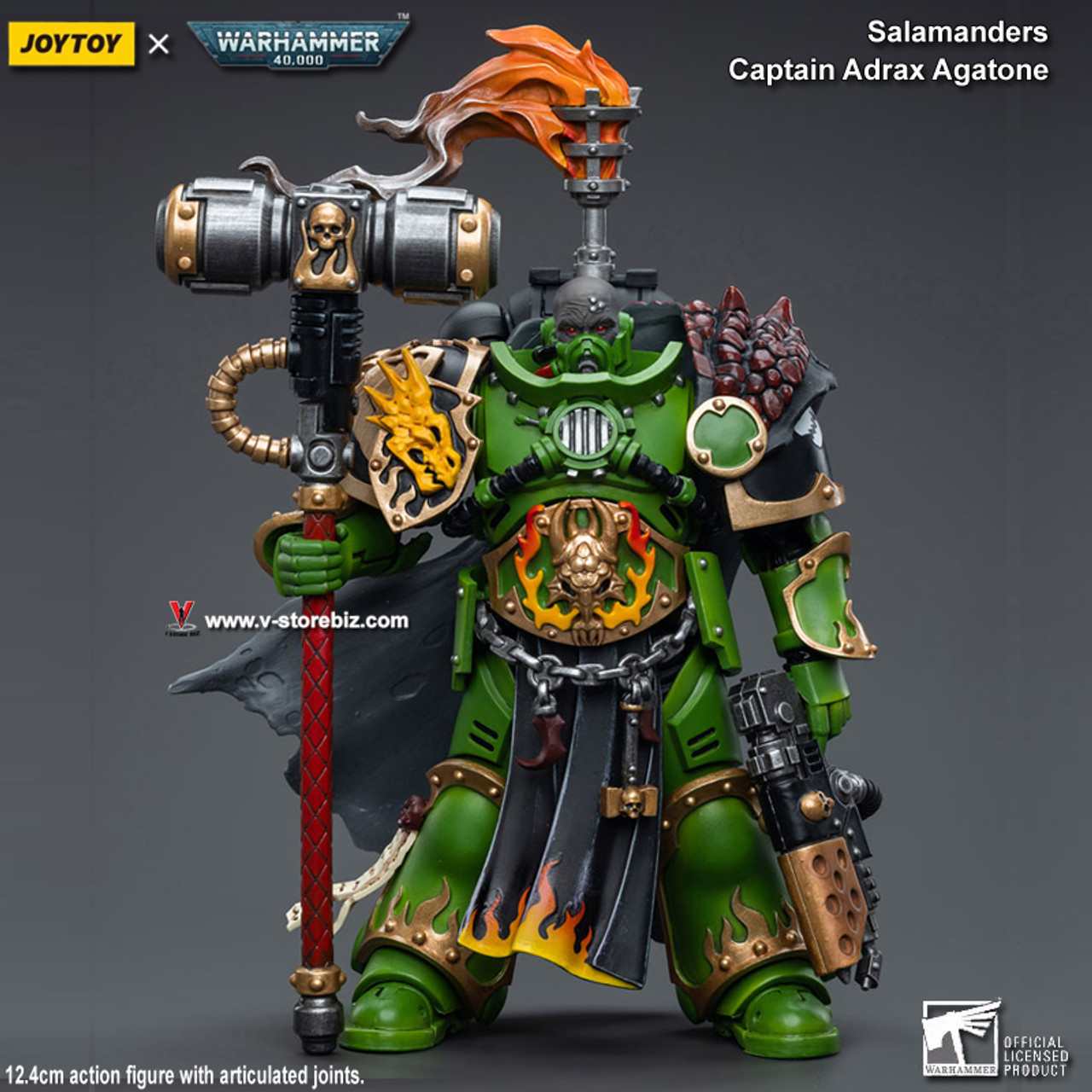 Warhammer 40k salamanders space marine miniature on Craiyon