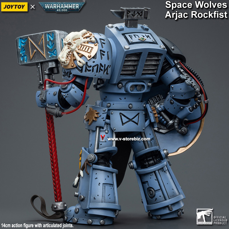 JOYTOY Warhammer 40K Space Wolves Arjac Rockfist - V Store