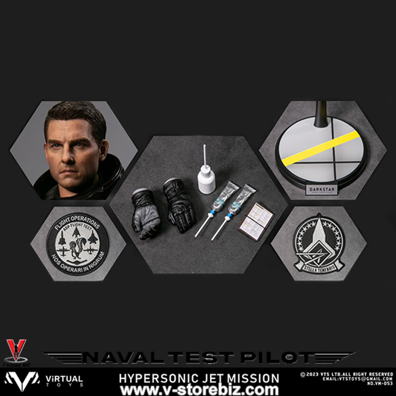 VTS Toys VM-053 Hypersonic Jet Mission Naval Test Pilot - V