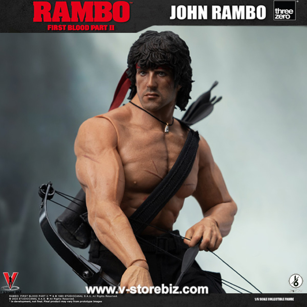 Rambo III - Figurine 1/6 - John Rambo - 30cm - Figurines Shop