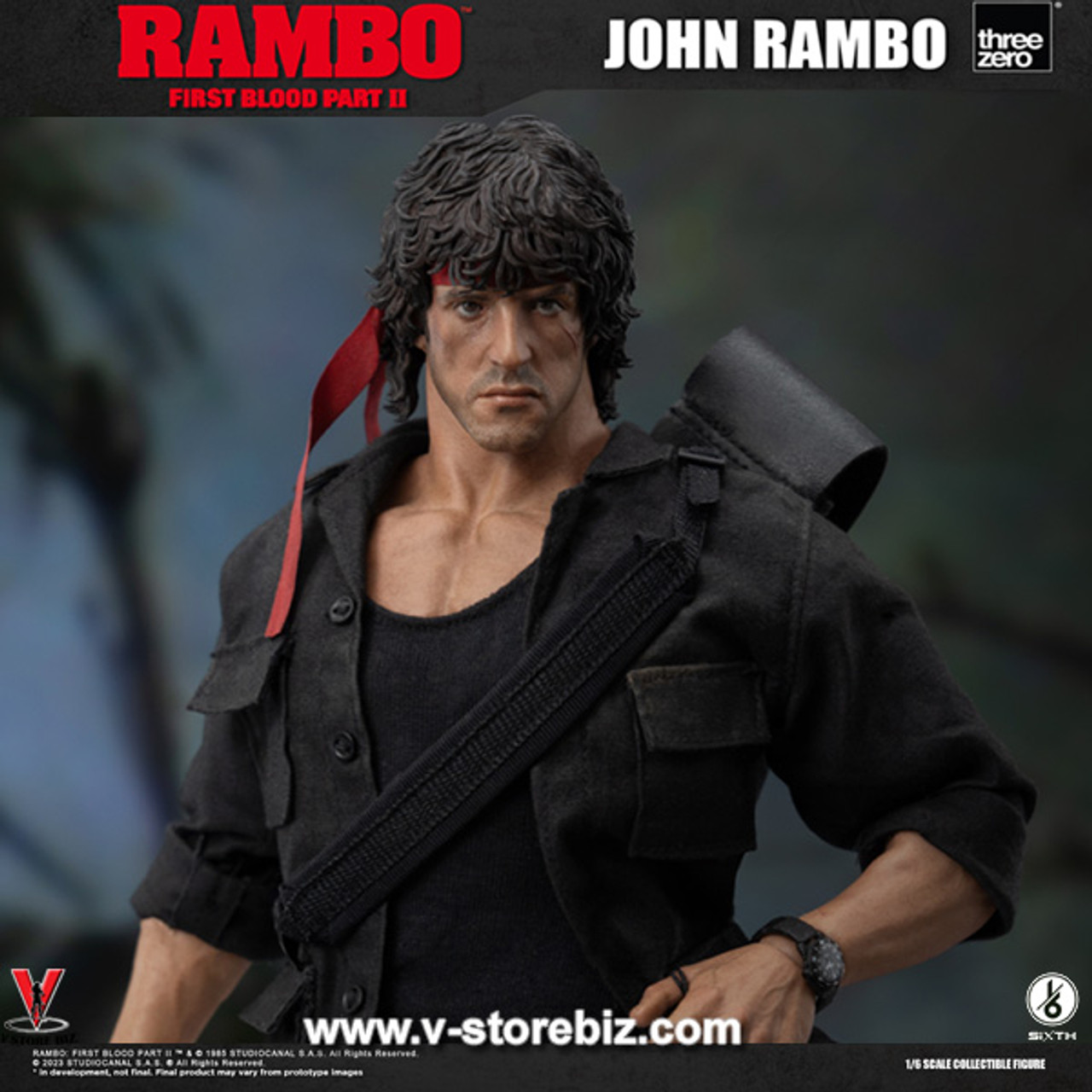 Three Zero 3Z0328 Rambo: First Blood Part II - John Rambo