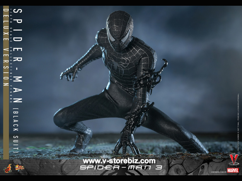 Hot Toys MMS728 Spider-Man 3: Spider-Man (Black Suit) (Deluxe