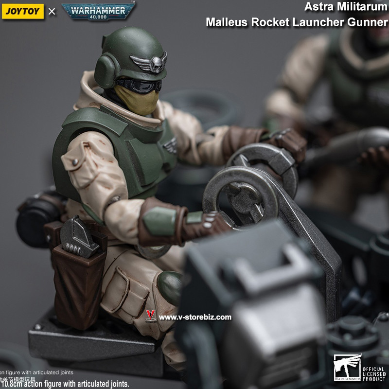 WARHAMMER 40K - FIGURINE DE ASTRA MILITARUM TEMPESTUS SCIONS 55TH Kappic Vox Operator Echelle 1 18 Joytoy