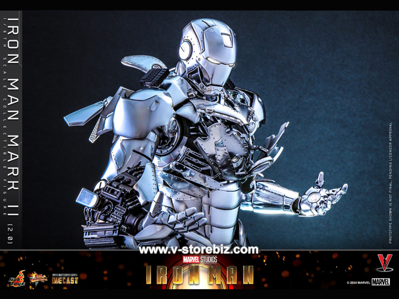 Hot Toys MMS733D59 Iron Man - Iron Man Mark II (2.0) - V