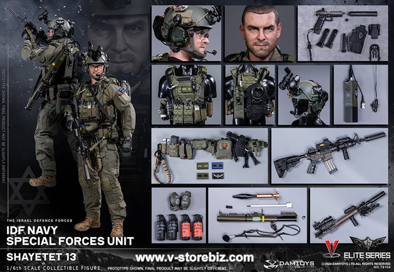 DAMTOYS 78104 IDF Navy Special Forces Unit - Shayetet 13 - V