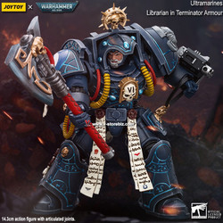 JOYTOY Warhammer 40K: Ultramarines Librarian in Terminator Armour