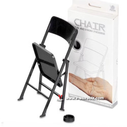 1/6 Scale Folding Chair (Black)