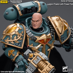 JOYTOY Warhammer JT7493 Sons Of Horus - Legion Praetor With Power Fist