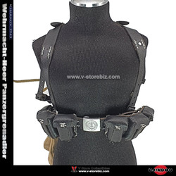  UJINDOU UD9041 WWII Wehrmacht-Heer Panzergrenadier Y-Strap Belt & Pouches