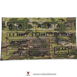 Crazy Dummy US ARMY In Afghanistan Patches
