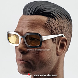 Metal Sunglasses Yellow Lens