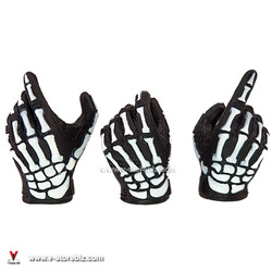 GA1010S Bravo 0-7 Skull Gloved Hands