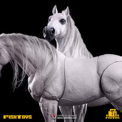 Fish Toys HY-013 Wasteland Horse B White