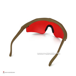 E&S 26075A SSO Sawfly Glasses (Red Lens)