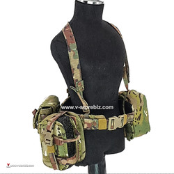 E&S 26075A SSO Machine Gunner Elite Ops Slimline Harness & Pouches