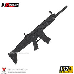 3D Printed 1/12 MK.17 SCAR Rifle (CA005.42)
