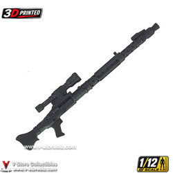 3D Printed 1/12 Star Wars DLT-19 Rifle with scope (CA005.75)
