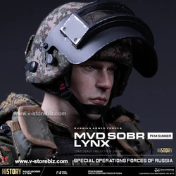 DAMTOYS 78115 Russian Spetsnaz MVD SOBR LYNX PKM Gunner