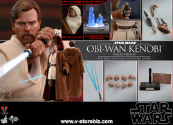 Hot Toys MMS478 Star Wars : Episode III Revenge of the Sith Obi-Wan Kenobi (Deluxe)