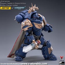 [SOLD OUT] JOYTOY Warhammer 40K Ultramarines Primaris Captain Voltian (Gravis Armour)