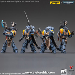 JOYTOY Warhammer 40K: Space Marines Space Wolves Claw Pack