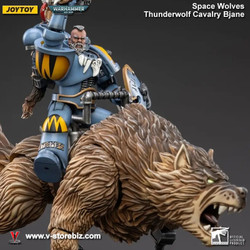 JOYTOY Warhammer 40K JT3105 Space Wolves Thunderwolf Cavalry Bjane