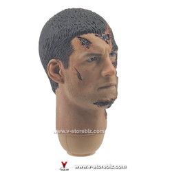 Hot Toys MMS100 Terminator Salvation Marcus Wright Battle Damaged Headsculpt