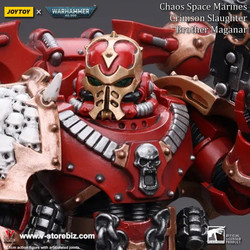 JOYTOY Warhammer 40K Chaos Space Marines Crimson Slaughter Brother Maganar