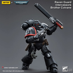 JOYTOY Warhammer 40K Raven Guard Intercessors Brother Colvane