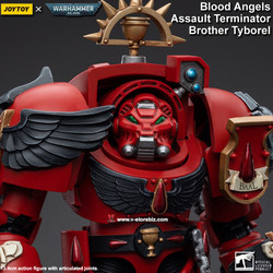 JOYTOY Warhammer 40K Blood Angels Assault Terminators Brother Tyborel