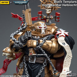 JOYTOY Warhammer 40K Black Templars High Marshal Helbrecht