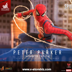 Hot Toys VGM54 Marvel's Spider-Man 2 - Peter Parker (Advanced Suit 2.0) [Hot Toys Exclusive]