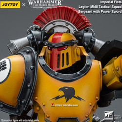 JOYTOY Warhammer 40K: Imperial Fists Legion MkIII Tactical Squad Sergeant with Power Sword