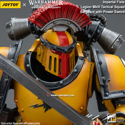 JOYTOY Warhammer 40K: Imperial Fists Legion MkIII Tactical Squad Sergeant with Power Sword