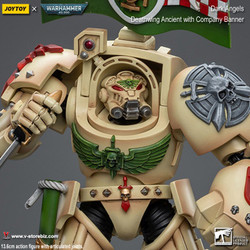 JOYTOY Warhammer 40K: Dark Angels Deathwing Ancient with Company Banner