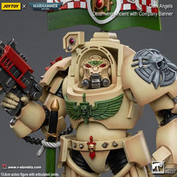 JOYTOY Warhammer 40K: Dark Angels Deathwing Ancient with Company Banner