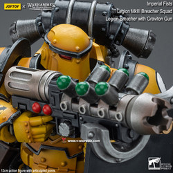 JOYTOY Warhammer 40K: Imperial Fists - Legion MkIII Breacher with Graviton Gun